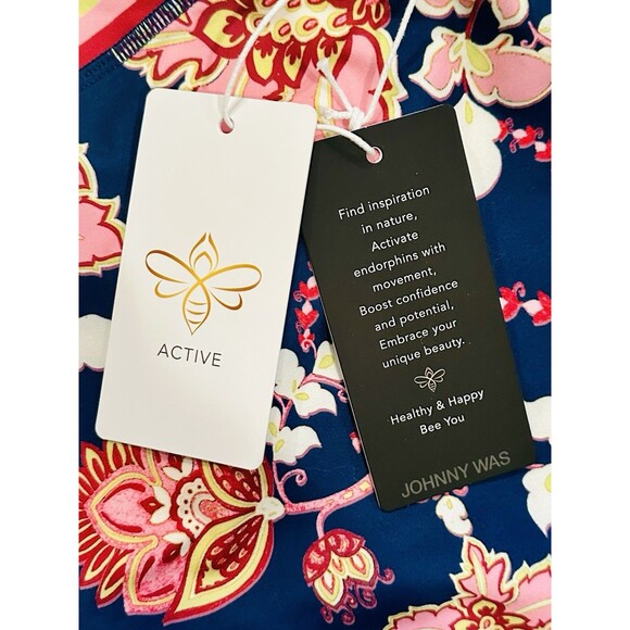 Johnny Was Bee Active Baby Bell Montreux Yoga Pants Size XL NWT $210 RETAIL! - Picture 7 of 8